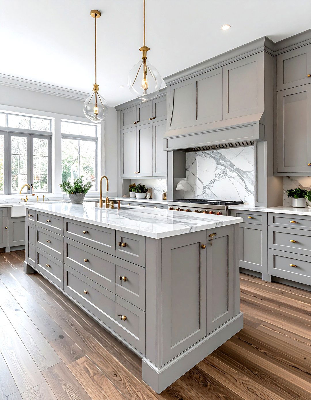 Inset Cabinetry - 30 kitchen classic element ideas
