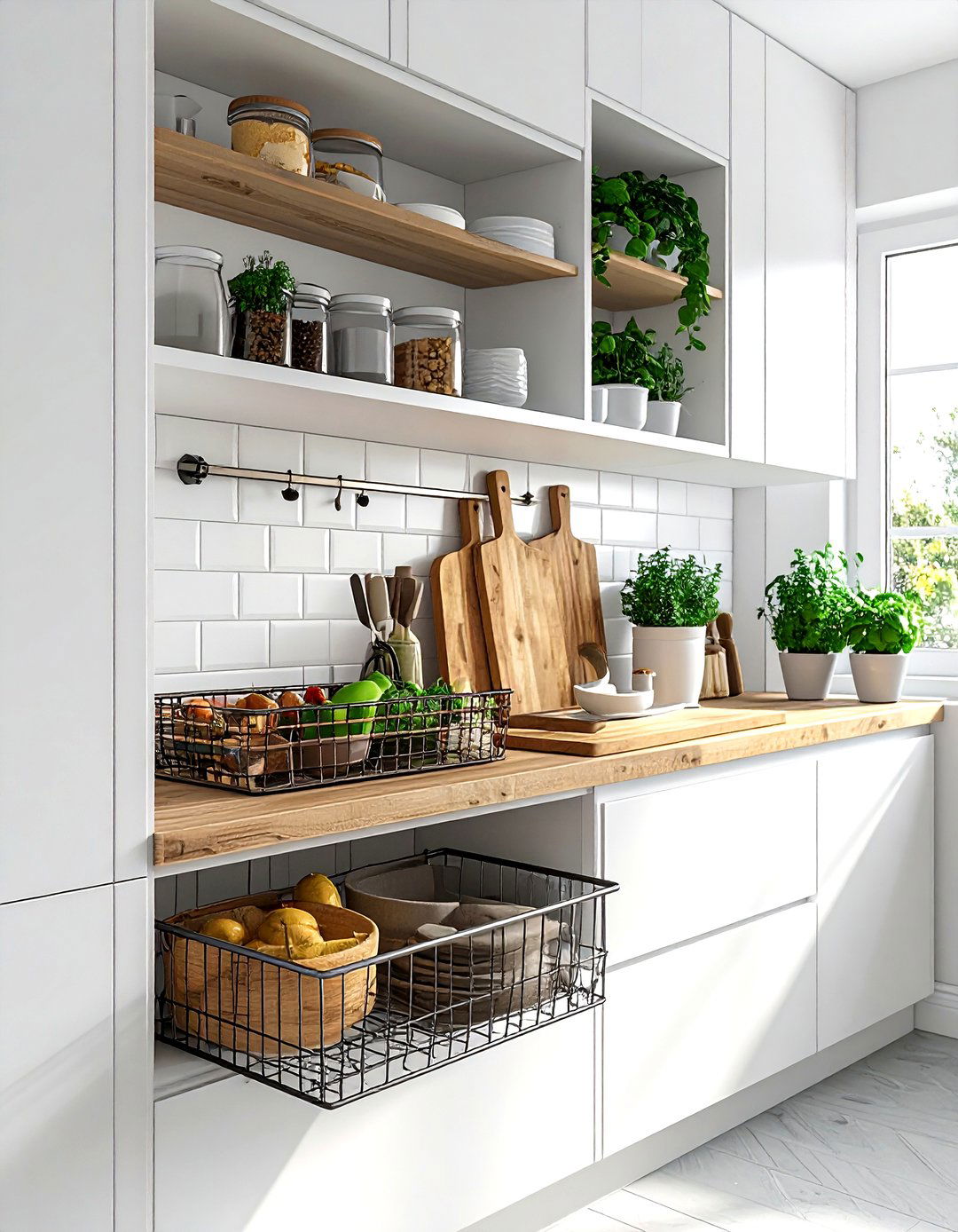 Inside Cabinet Door Rack - 30 kitchen storage ideas