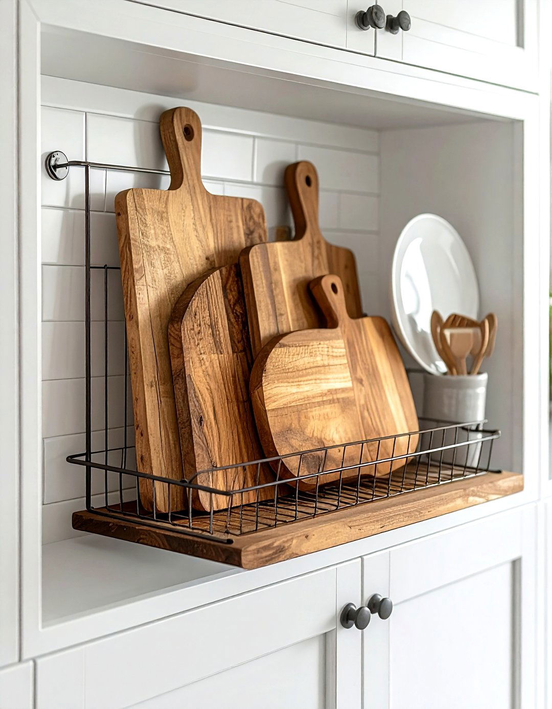 Inside cabinet door rack - 30 kitchen space saving ideas
