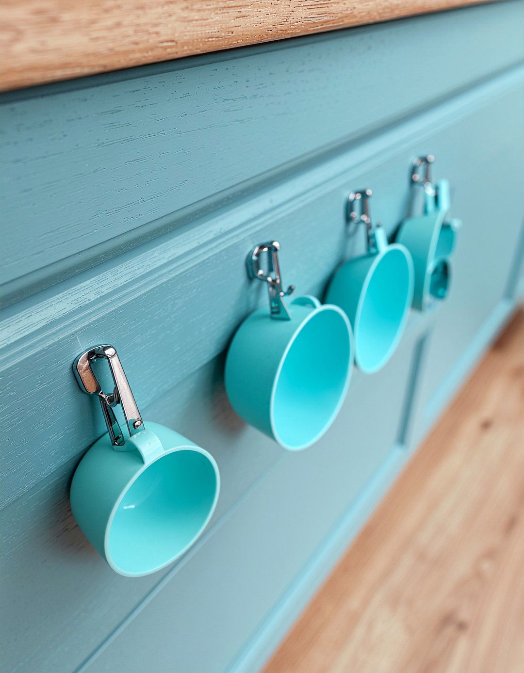 Install Command Hooks - 30 budget kitchen ideas