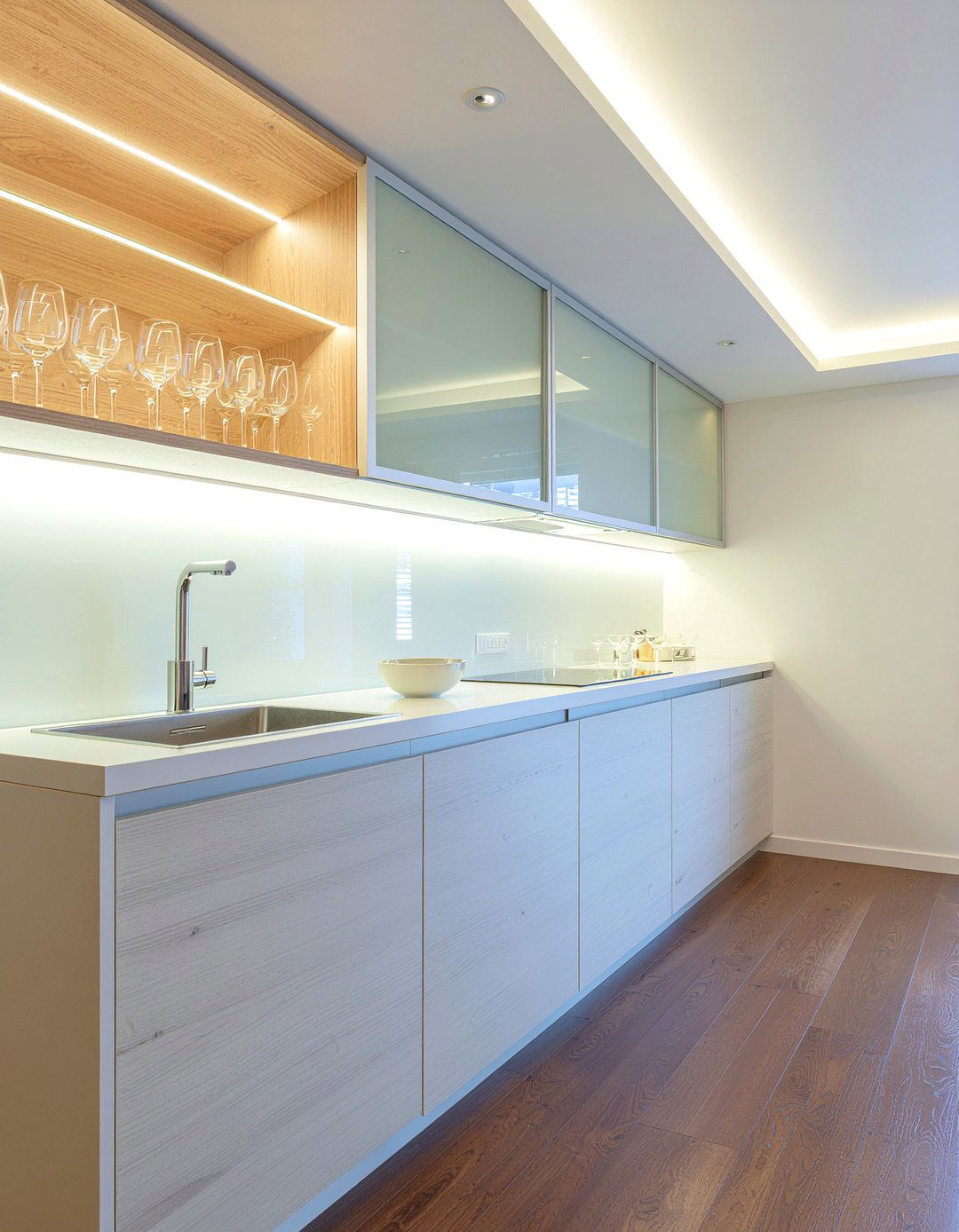 Install Glass Cabinet Doors - 30 kitchen update ideas