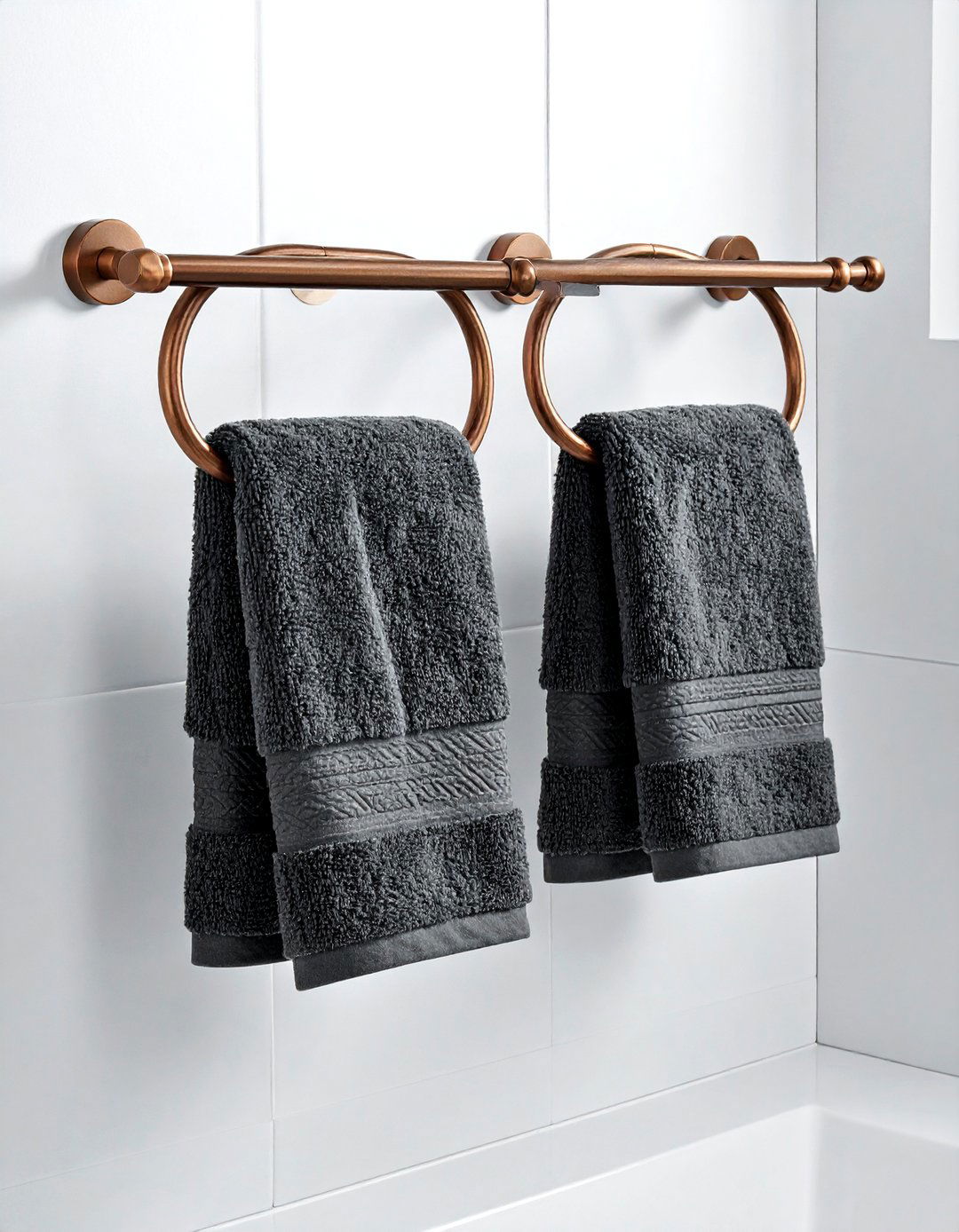 Install New Towel Bars - 30 DIY bathroom remodel ideas