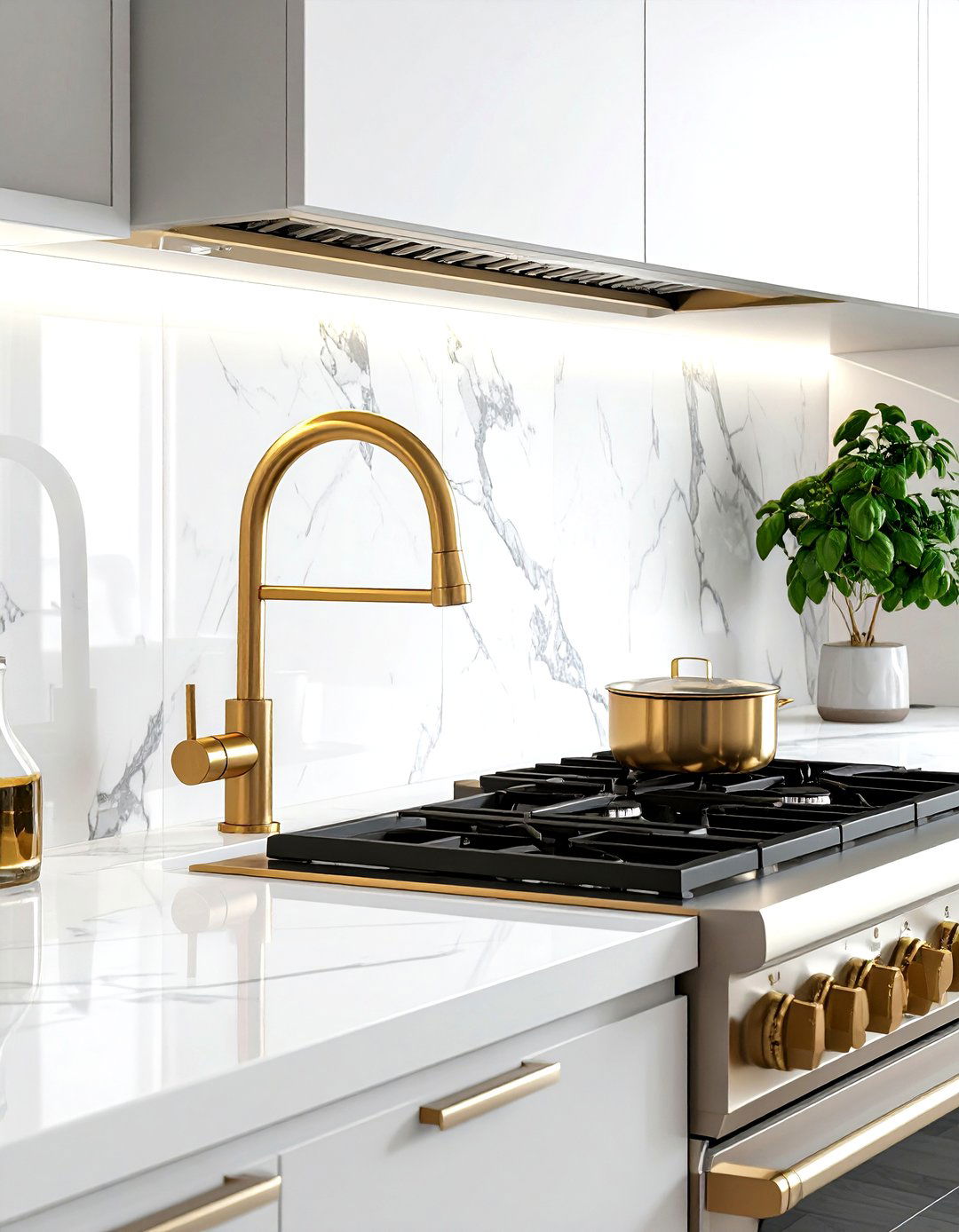 Install Pot Filler Over Stove - 30 kitchen improvement ideas