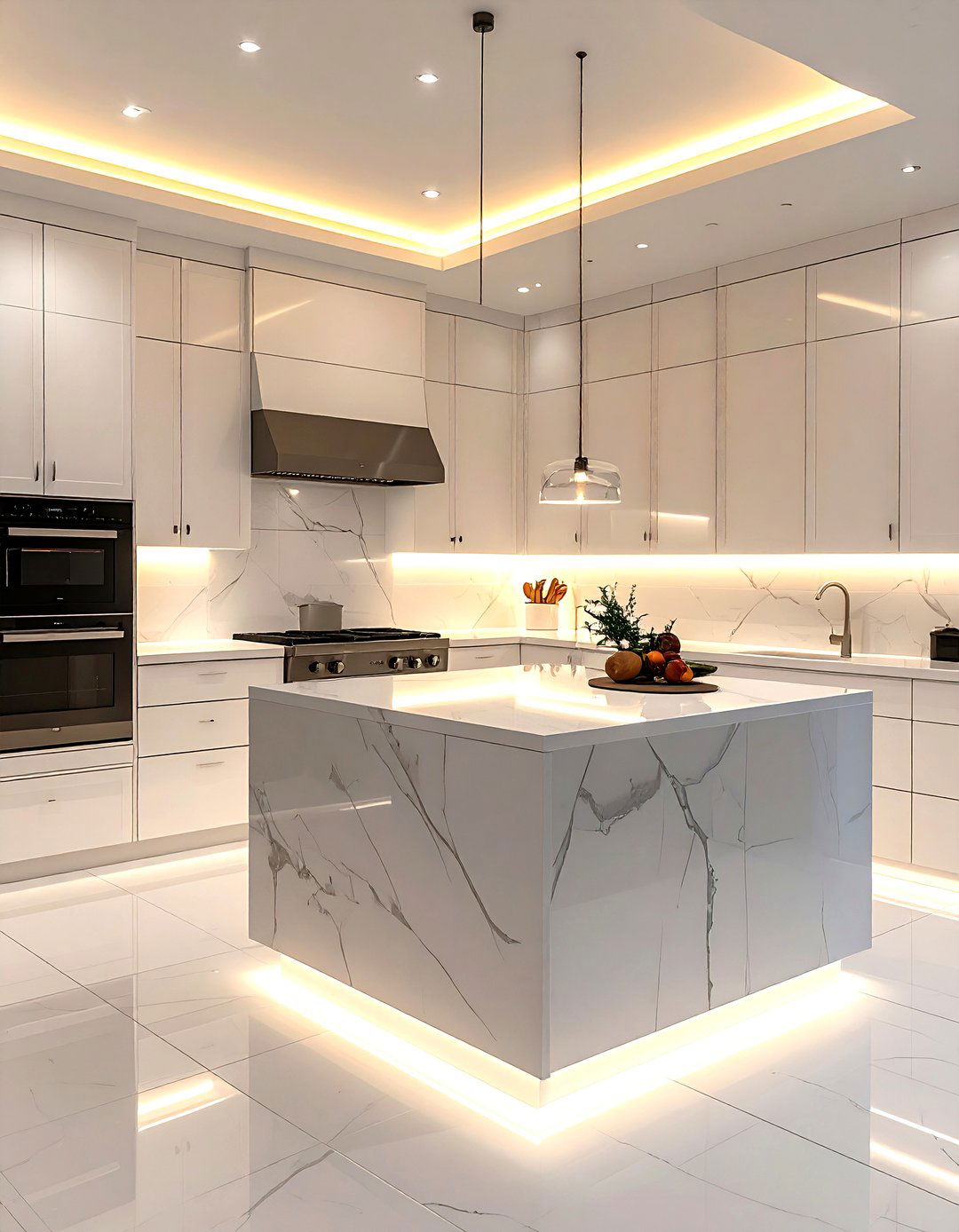 Install Under Cabinet Lighting - 30 kitchen improvement ideas