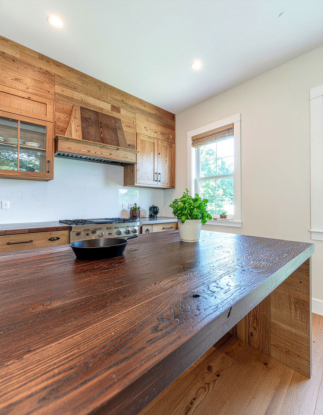 Install butcher block countertops - 30 partial kitchen remodel ideas