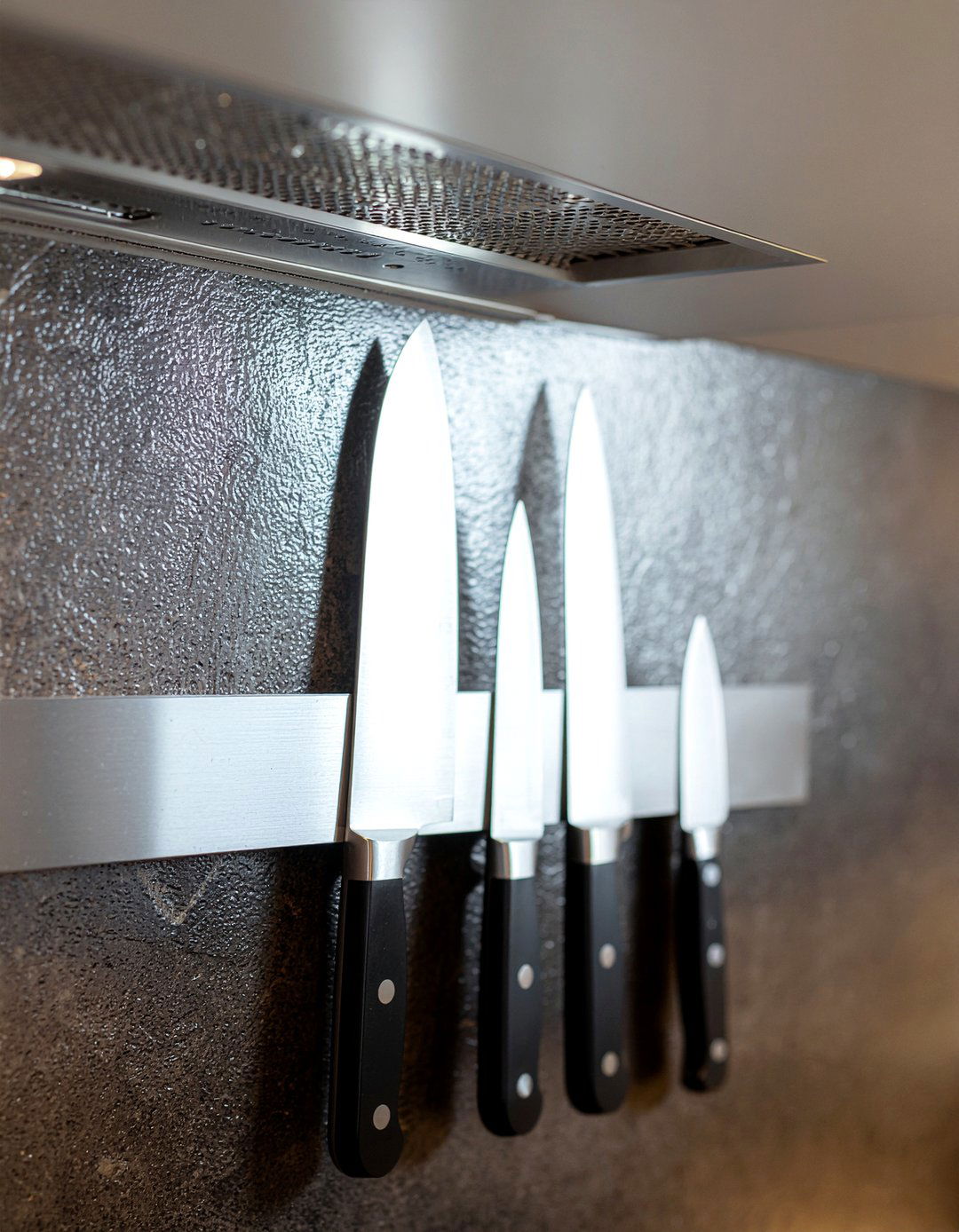 Install magnetic knife strip - 30 partial kitchen remodel ideas
