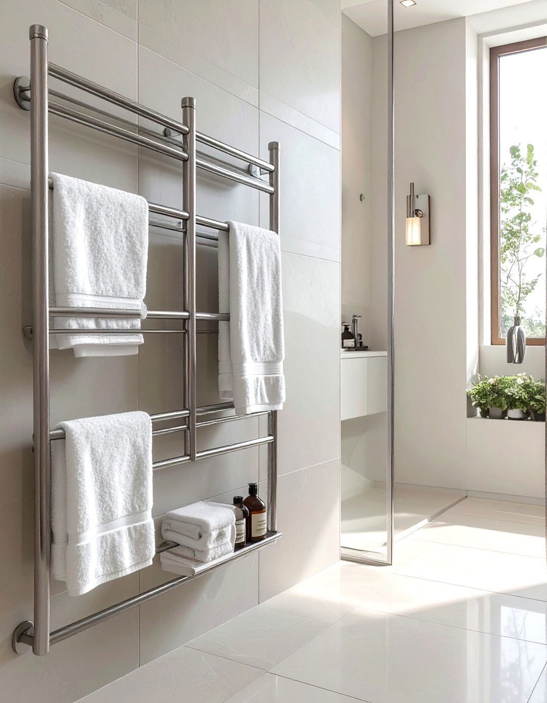 Install towel warmer - 30 weekend bathroom projects