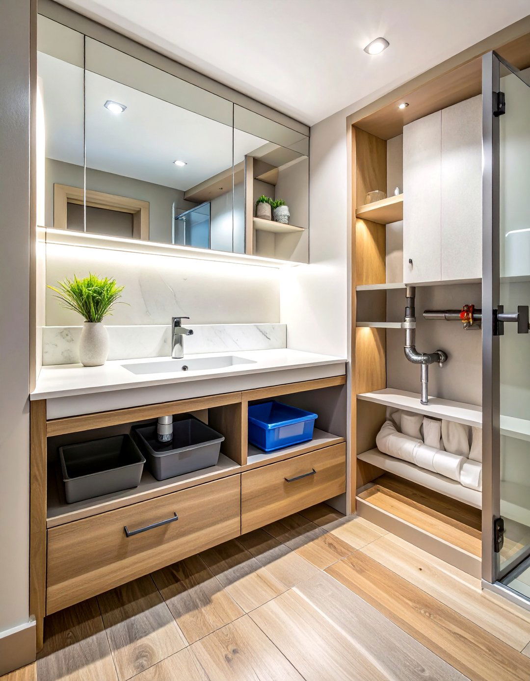 Insulated Water Pipe - 30 water-saving bathroom ideas