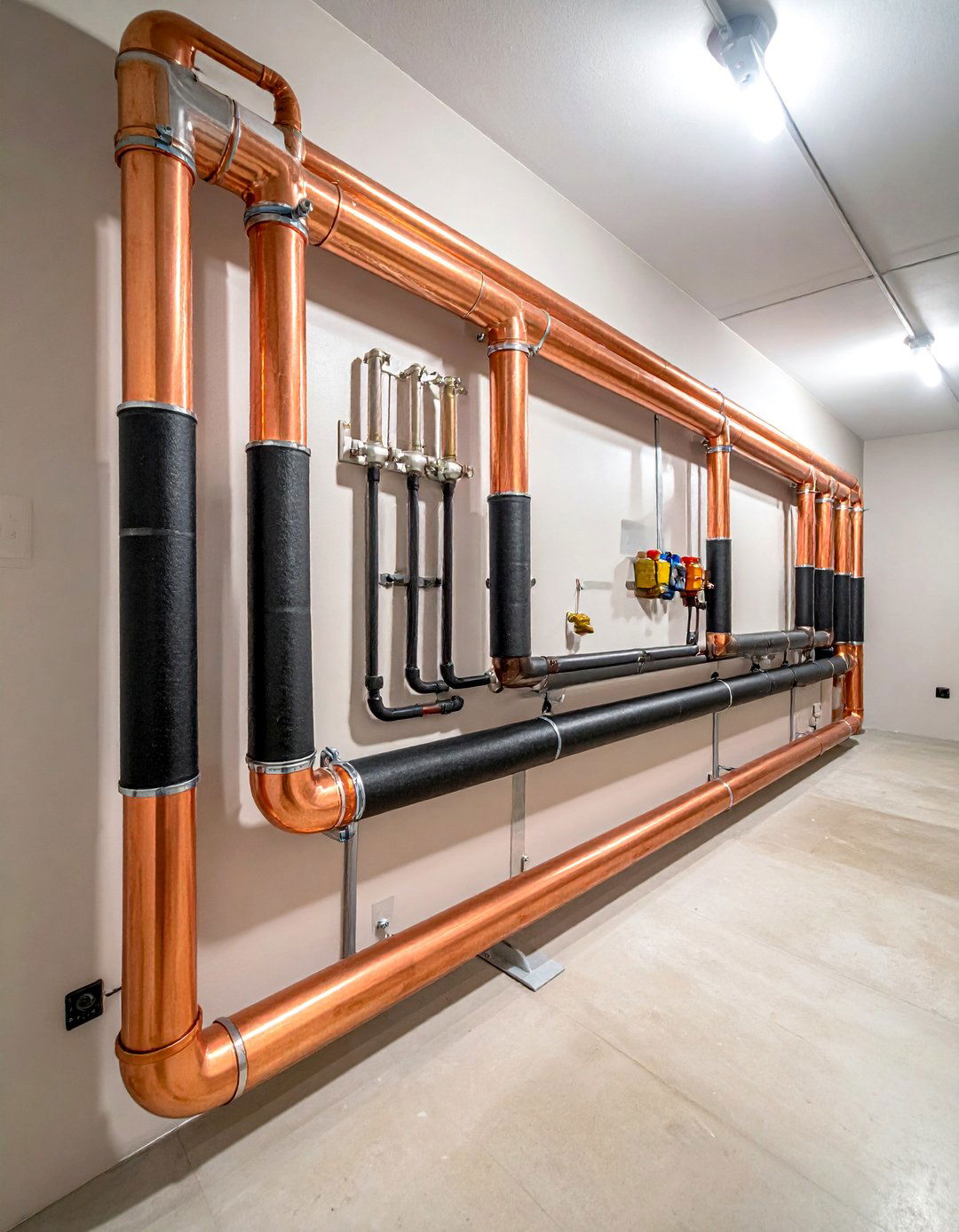 Insulated water pipes - 30 energy-efficient bathroom ideas