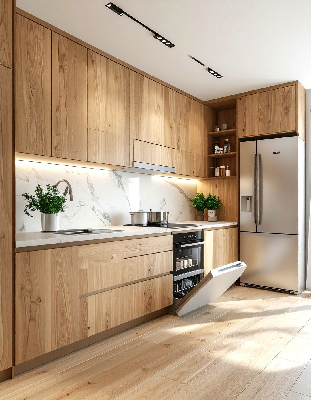 Integrated Appliance Kitchen - 30 compact kitchen ideas