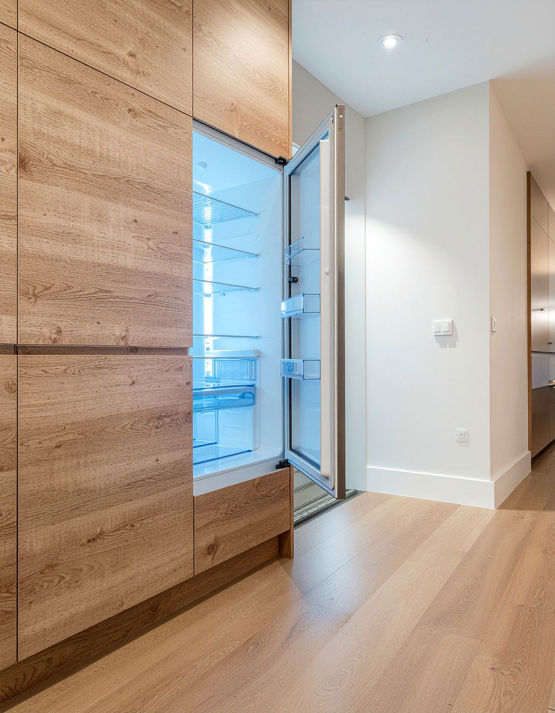 Integrated Beverage Cooler In Cabinetry - 30 beverage refrigerator kitchen ideas