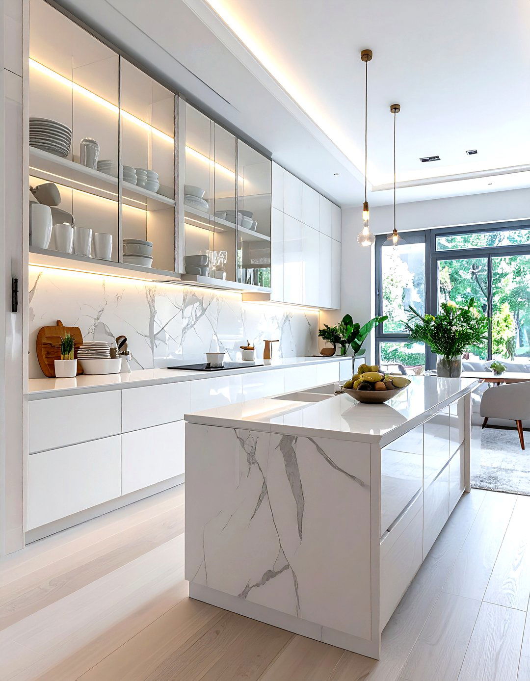 Integrated Cabinet Lighting - 30 kitchen lighting ideas