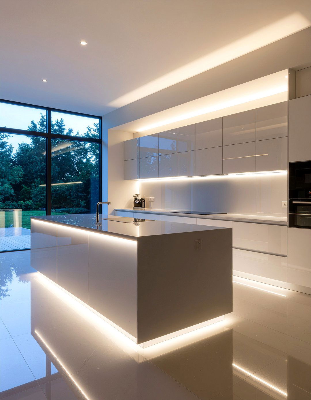 Integrated Cabinet Lighting - 30 bold kitchen ideas