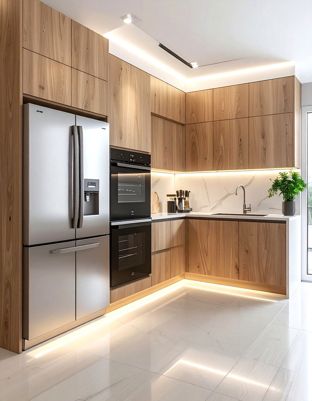 Integrated Kitchen Appliances - 30 proportioned kitchen ideas