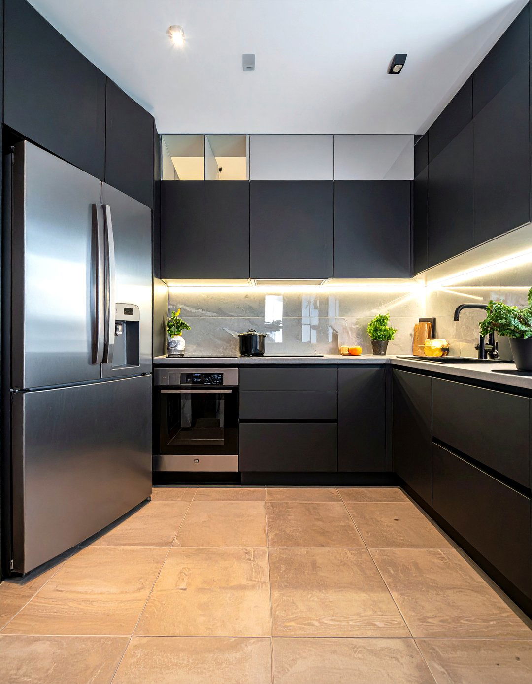 Integrated Kitchen Appliances - 30 small kitchen layout ideas