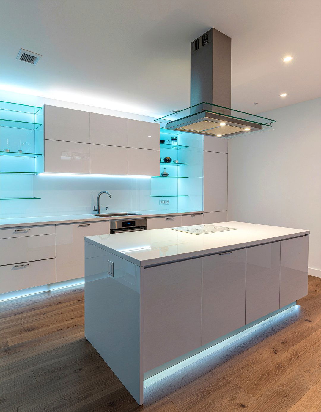 Integrated Kitchen Lighting - 30 glam kitchen ideas