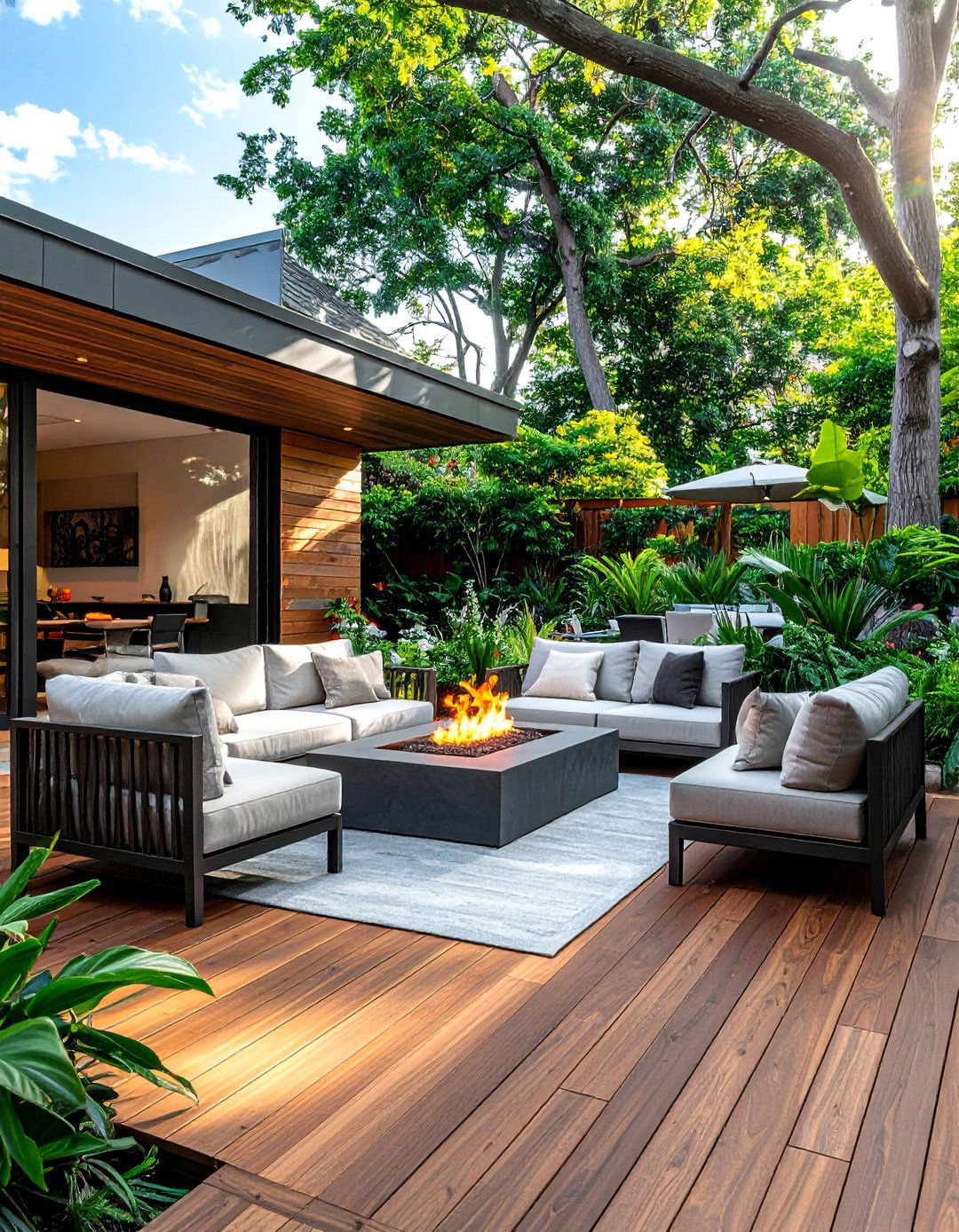 Integrated Outdoor Patio - 30 home design ideas