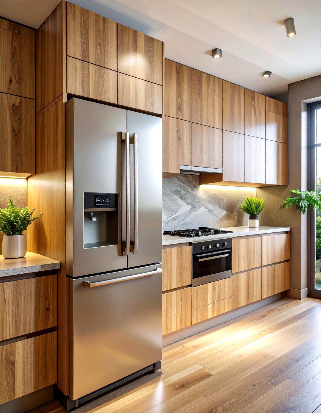 Integrated Refrigerator - 30 kitchen splurge and save ideas