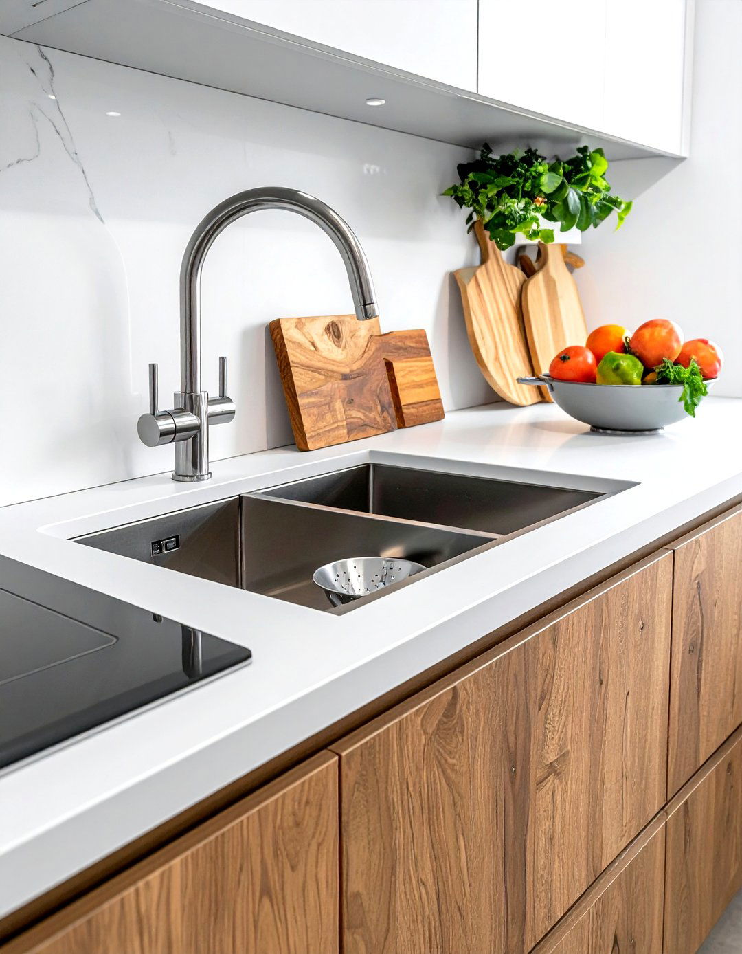 Integrated Sink Workstation - 30 kitchen workstation ideas