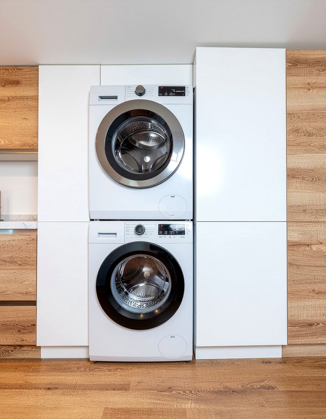 Integrated Washer Dryer Kitchen Cupboard - 30 kitchen laundry combo ideas
