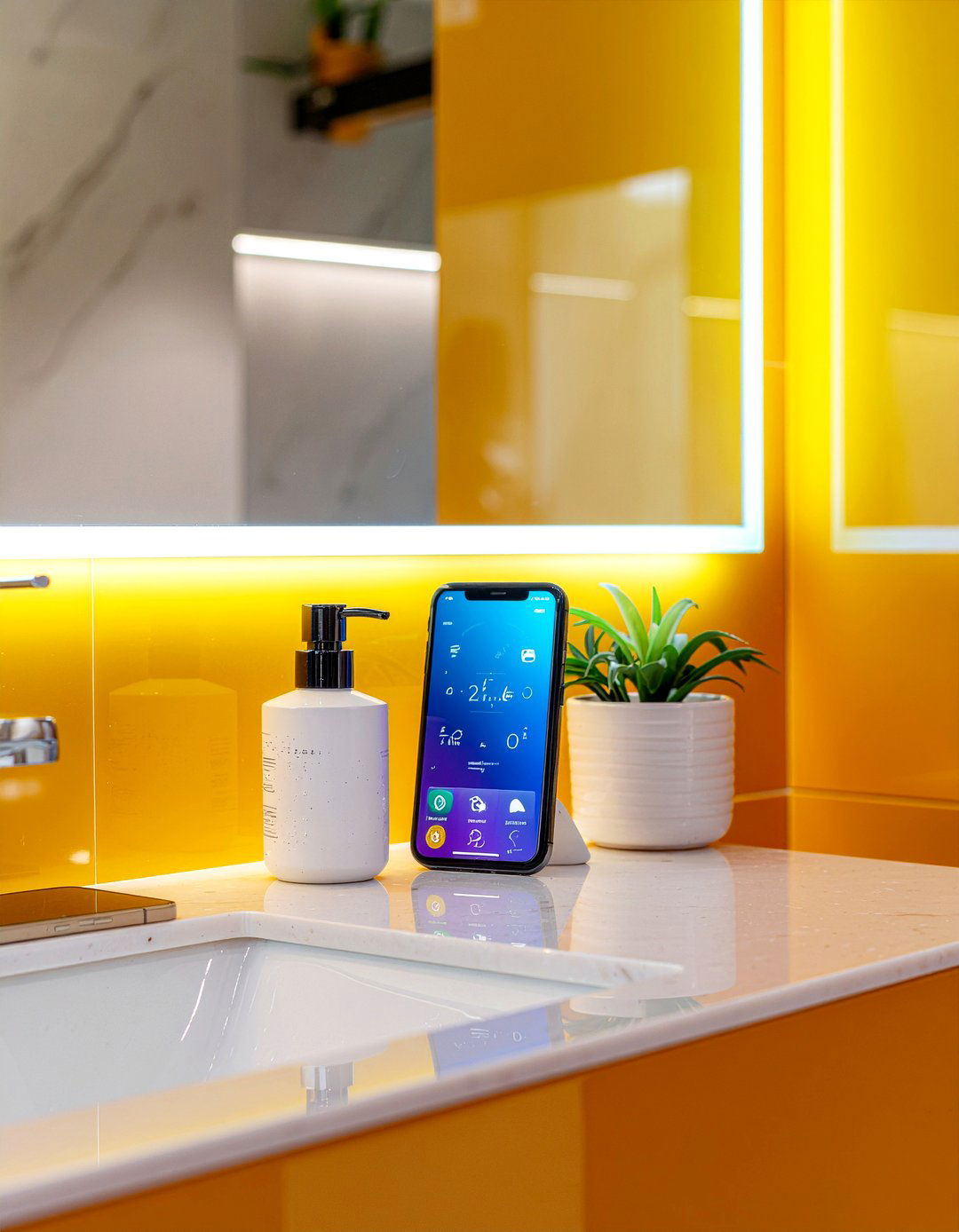 Integrated bluetooth bathroom mirror - 30 bathroom electrical ideas