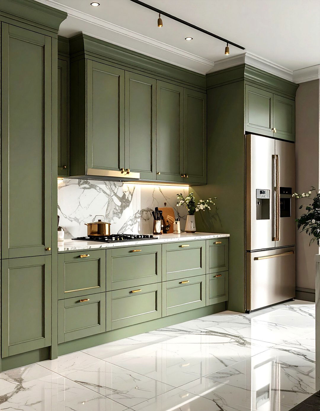 Integrated kitchen appliance - 30 Georgian kitchen ideas