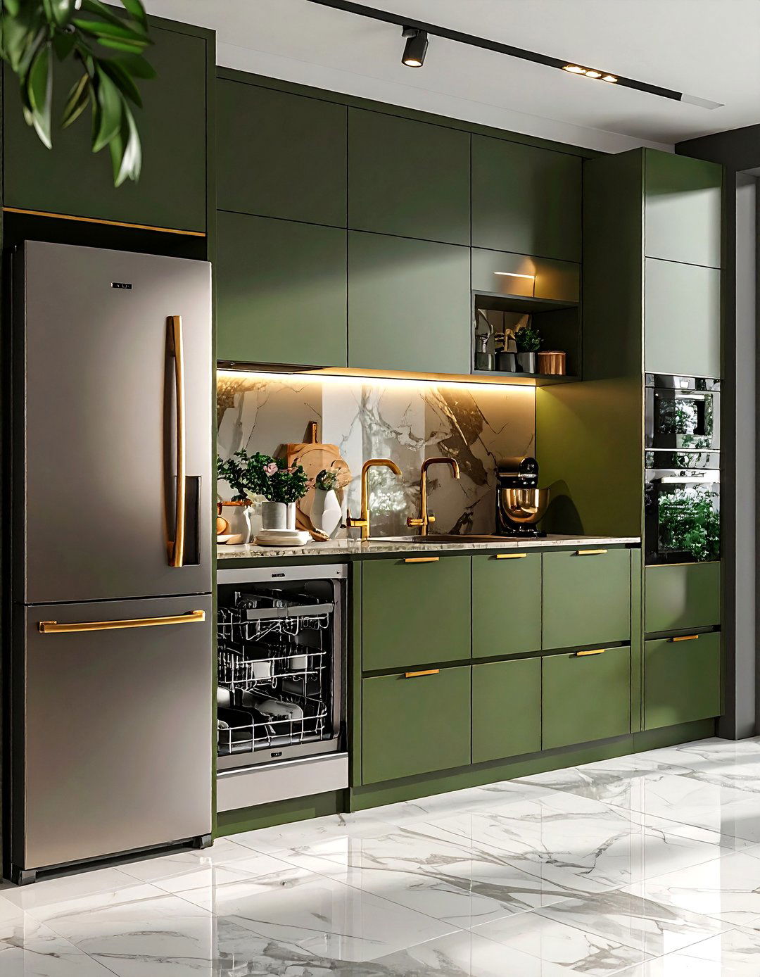 Integrated kitchen appliances - 30 entertaining kitchen ideas