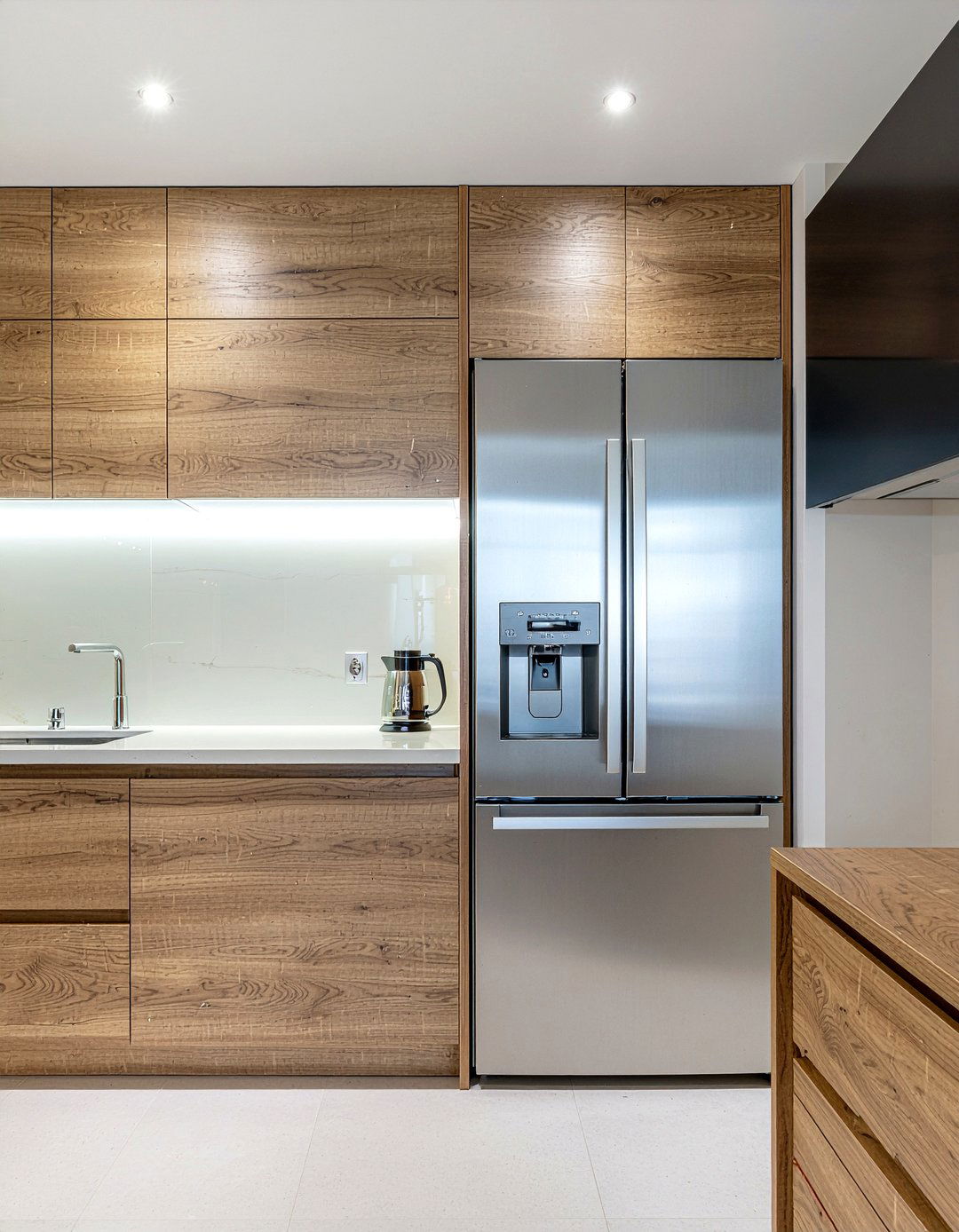 Integrated side by side refrigerator - 30 side-by-side refrigerator kitchen ideas