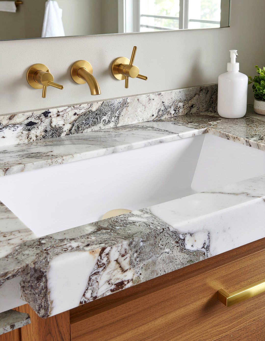 Integrated sink - 30 bathroom trend forecast ideas