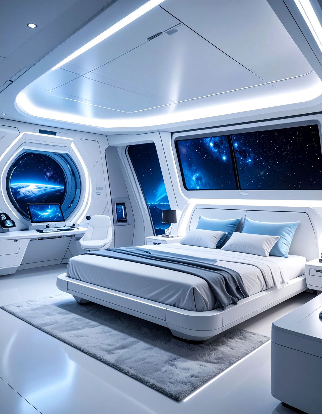 Intergalactic travel - 30 space themed bedroom ideas