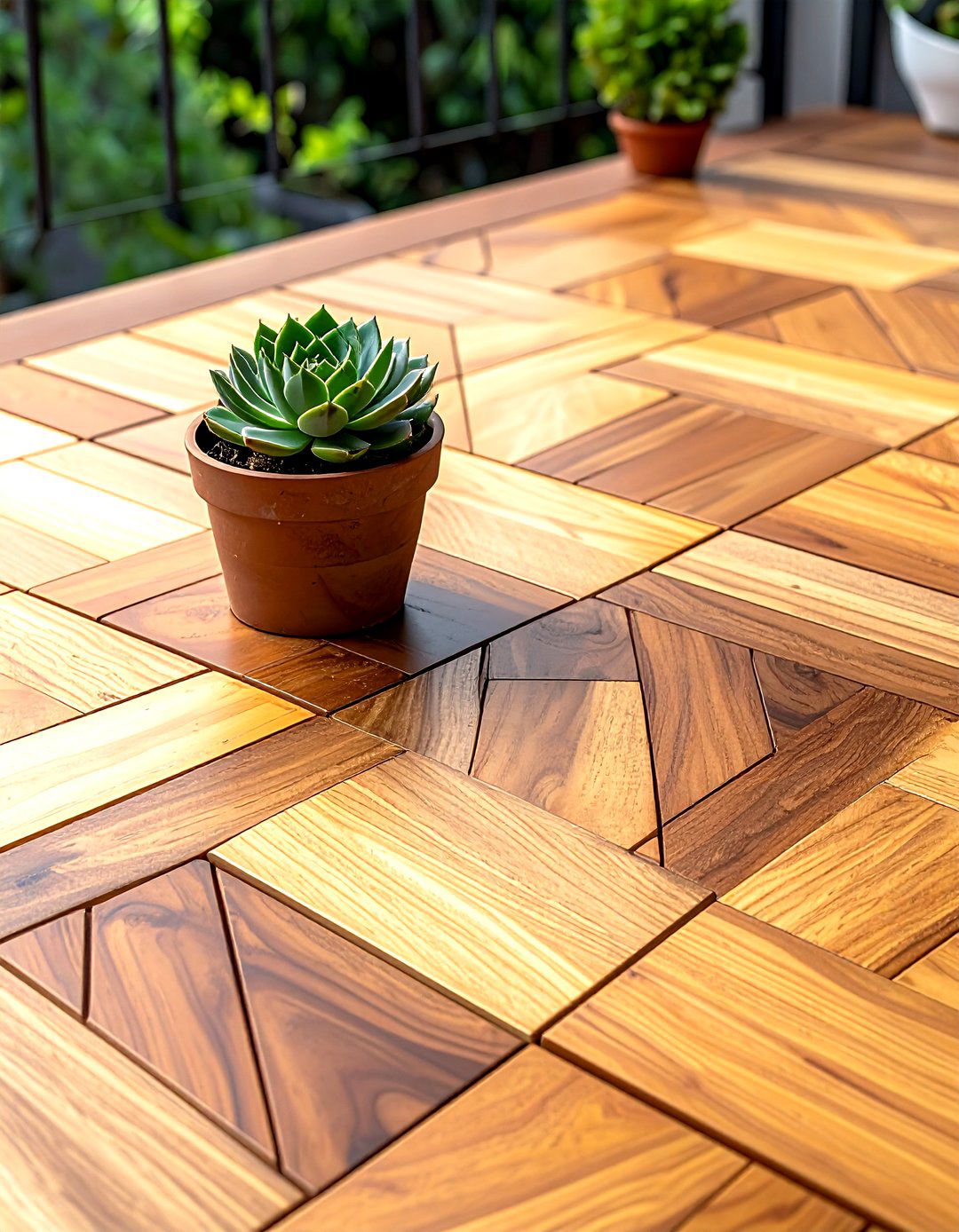 Interlocking Deck Tiles - 30 apartment balcony ideas