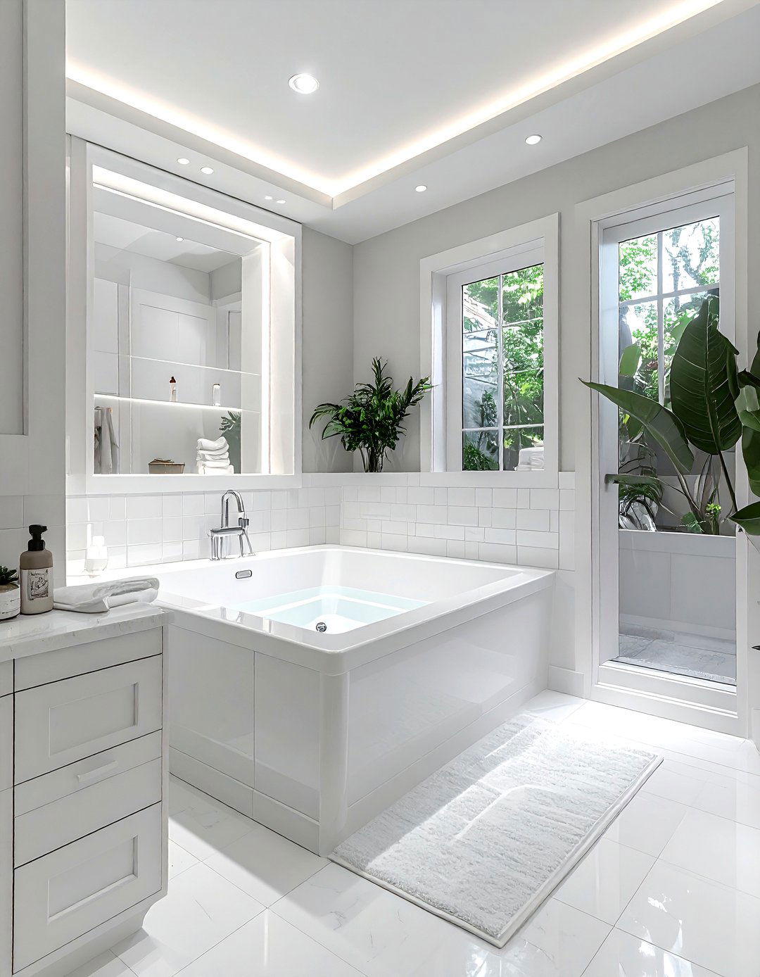 Inward door walk in tub - 30 walk-in tub ideas