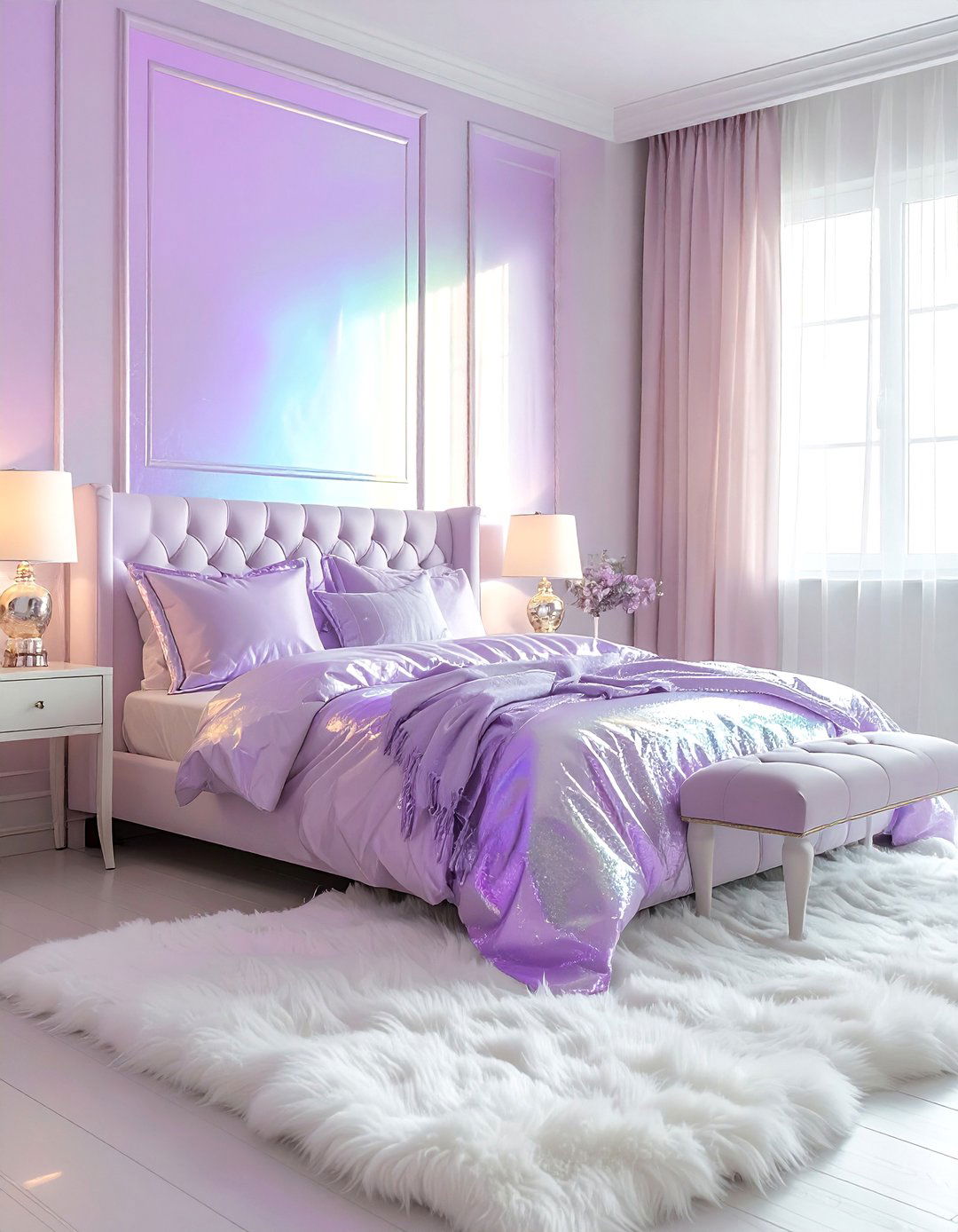 Iridescent Unicorn Style - 30 unicorn bedroom ideas