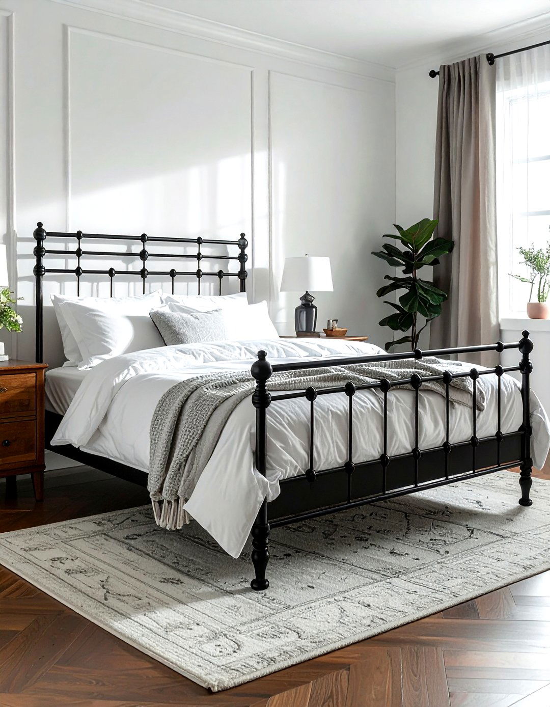 Iron Bed Frame - 30 durable decor ideas