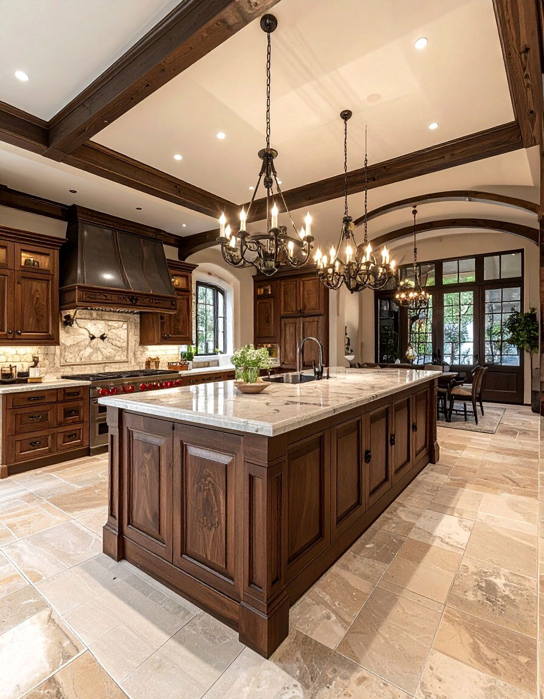 Iron Chandelier Lighting - 30 metal pendant kitchen ideas