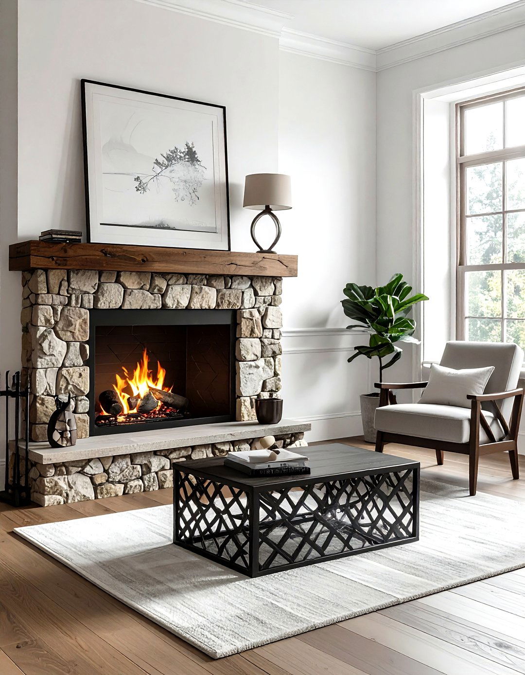 Iron Fireplace Screen Living Room - 30 living room transitional furniture ideas
