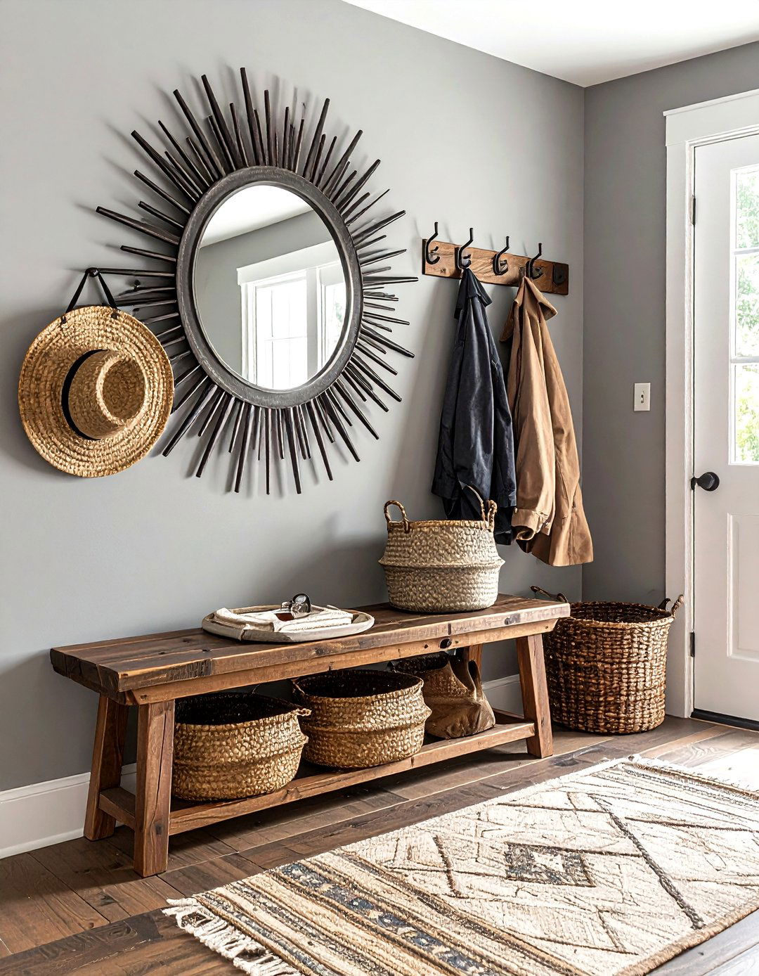 Iron Sunburst Mirror - 30 sunburst mirror ideas