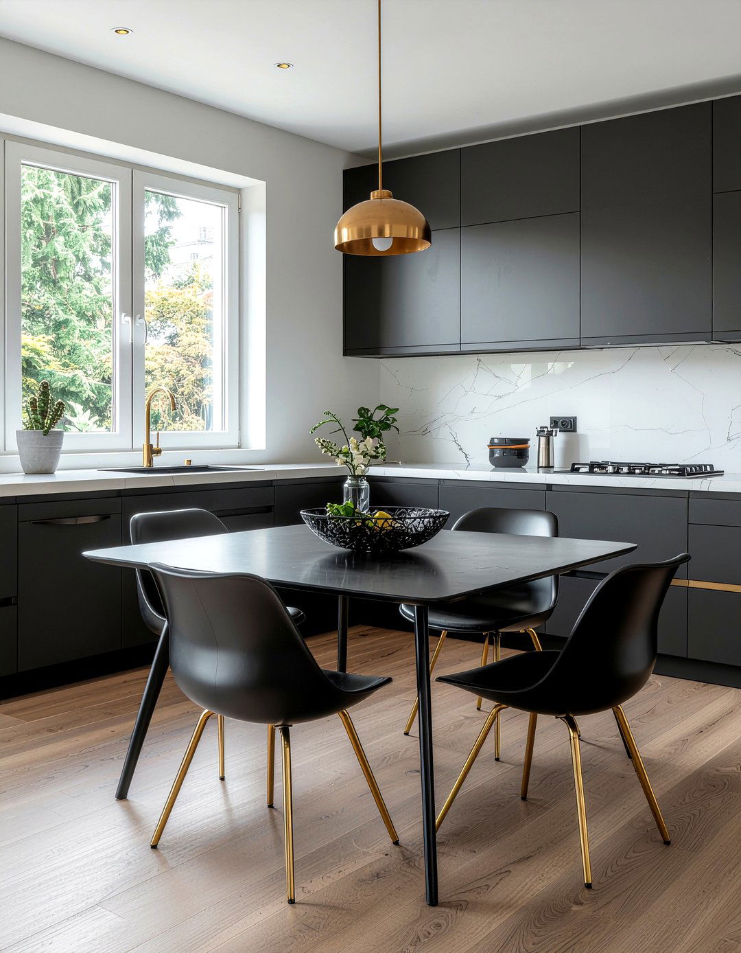 Iron and brass kitchen furniture - 30 mixed metal kitchen ideas