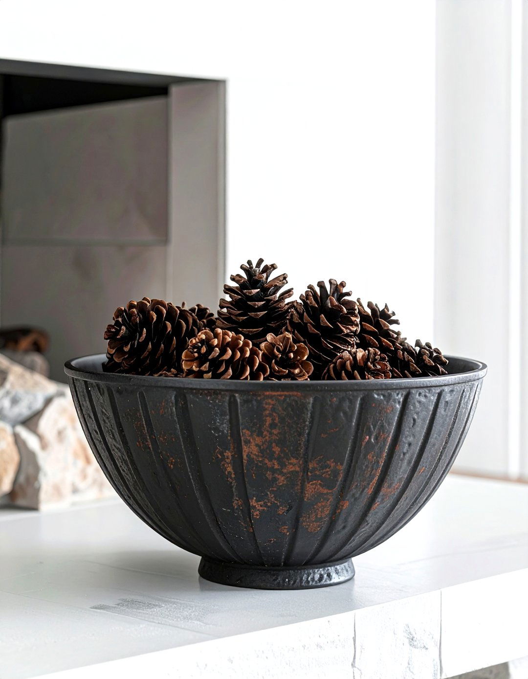 Iron bowl - 30 decorative bowl ideas
