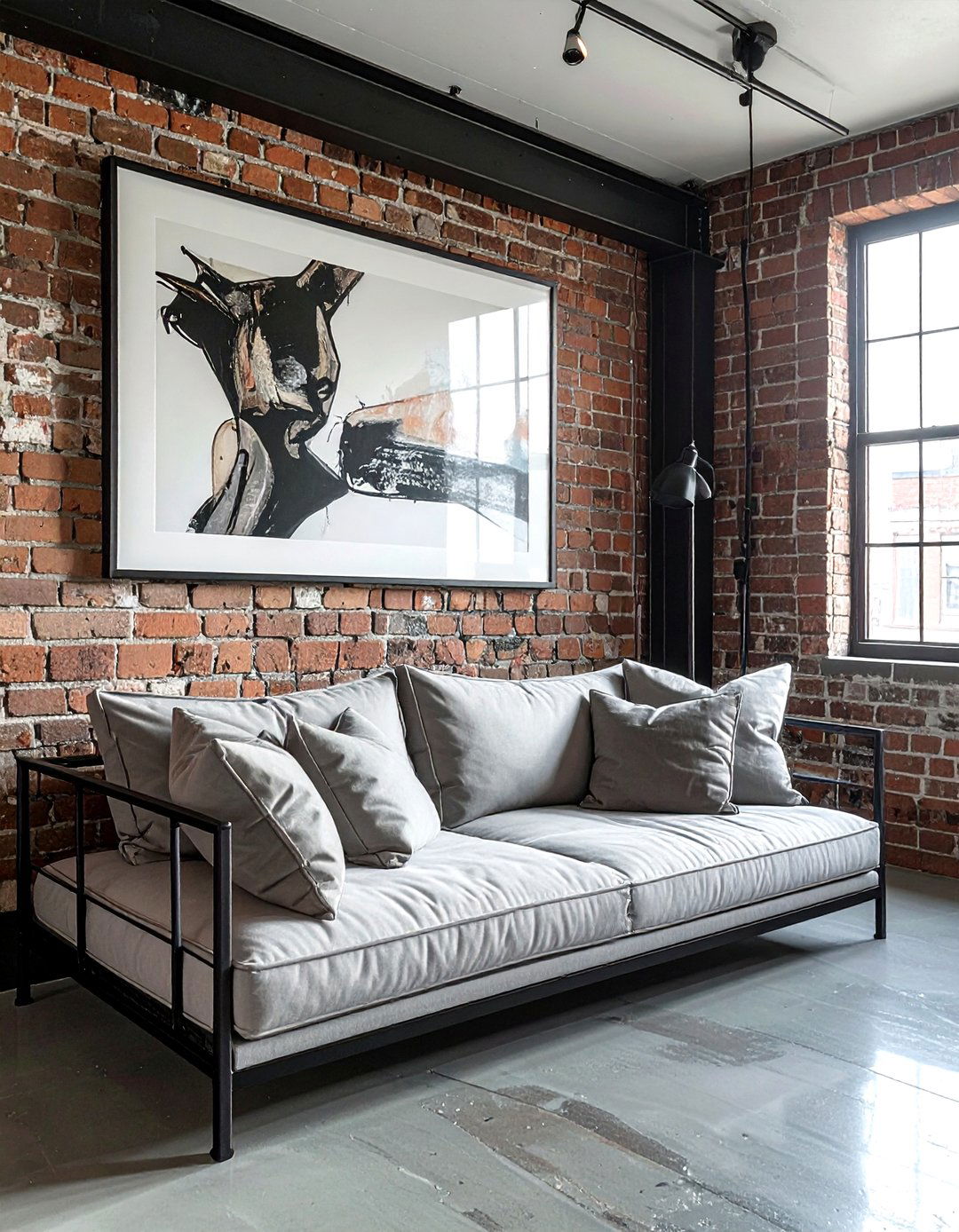 Iron frame sofa - 30 living room iron furniture ideas