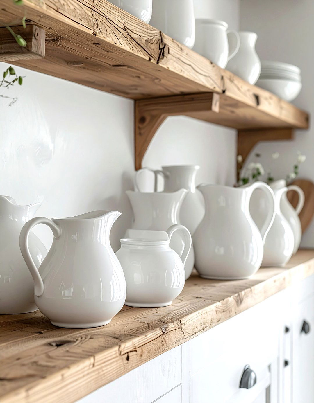 Ironstone Pitcher - 30 vintage finds decor ideas