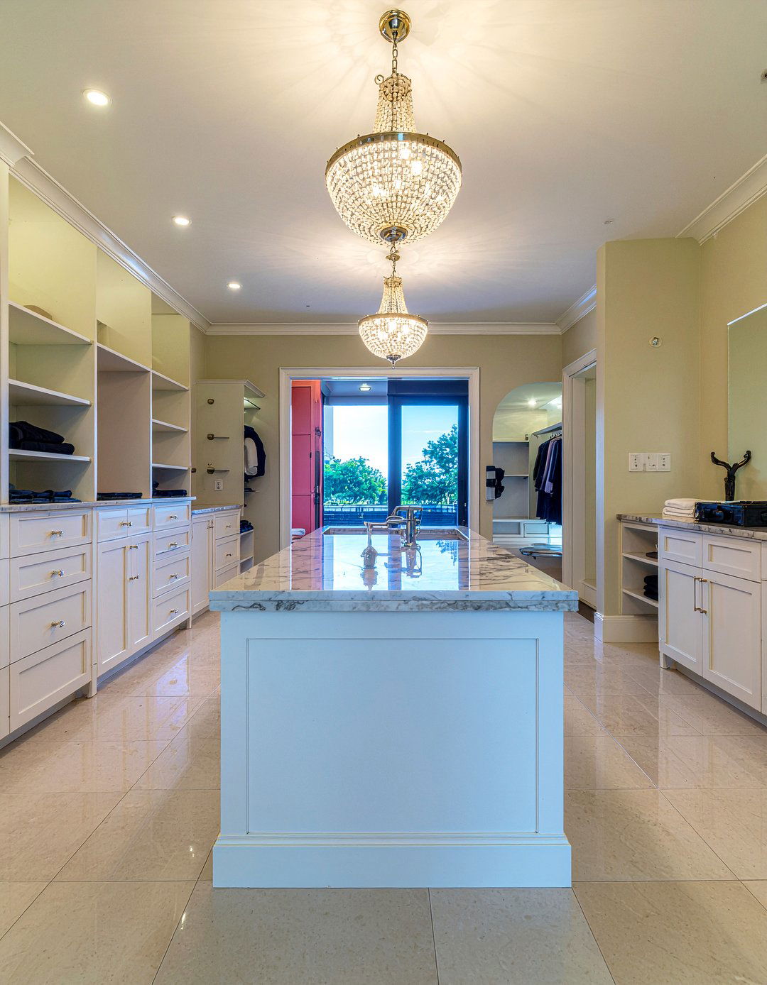 Island Closet Master Bath - 30 master bathroom with walk-in closet ideas