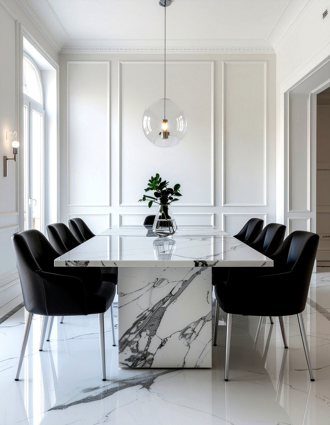 Italian Marble Dining Set - 30 Italian dining room ideas