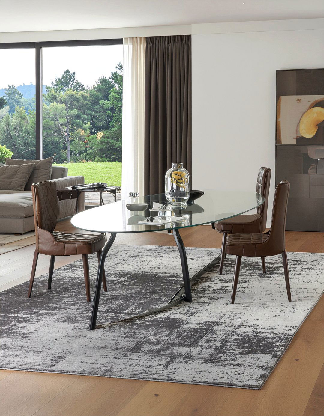 Italian designer dining set - 30 luxury dining room ideas