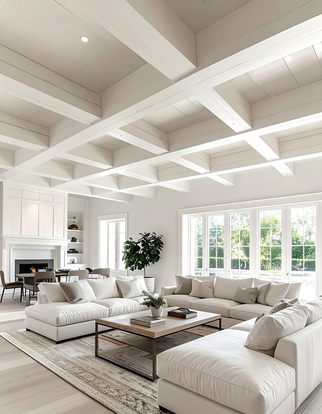 Ivory Ceiling Beam - 30 ivory decor ideas