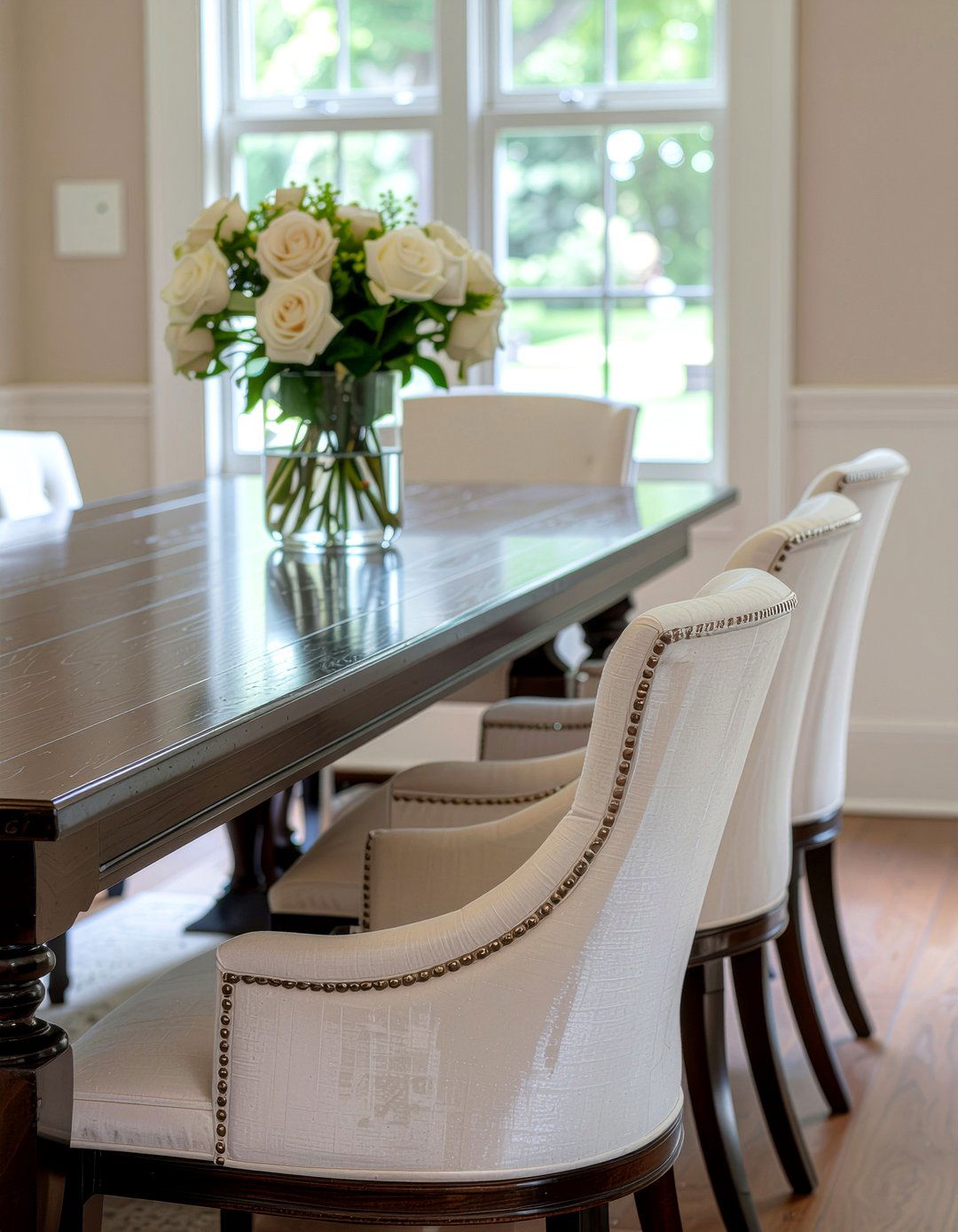 Ivory Dining Chairs - 30 neutral dining chair ideas
