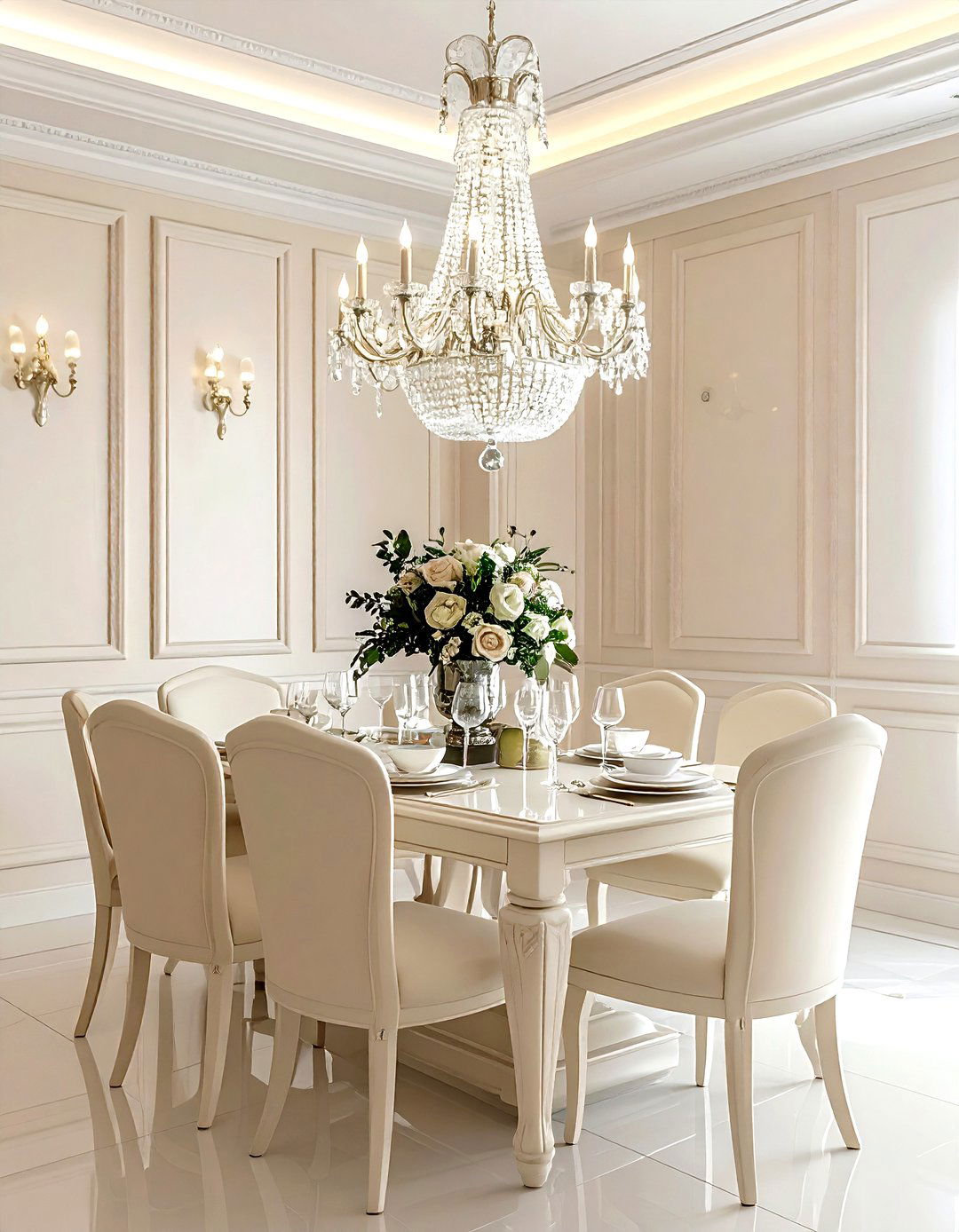 Ivory Dining Room Chandelier - 30 ivory dining room ideas