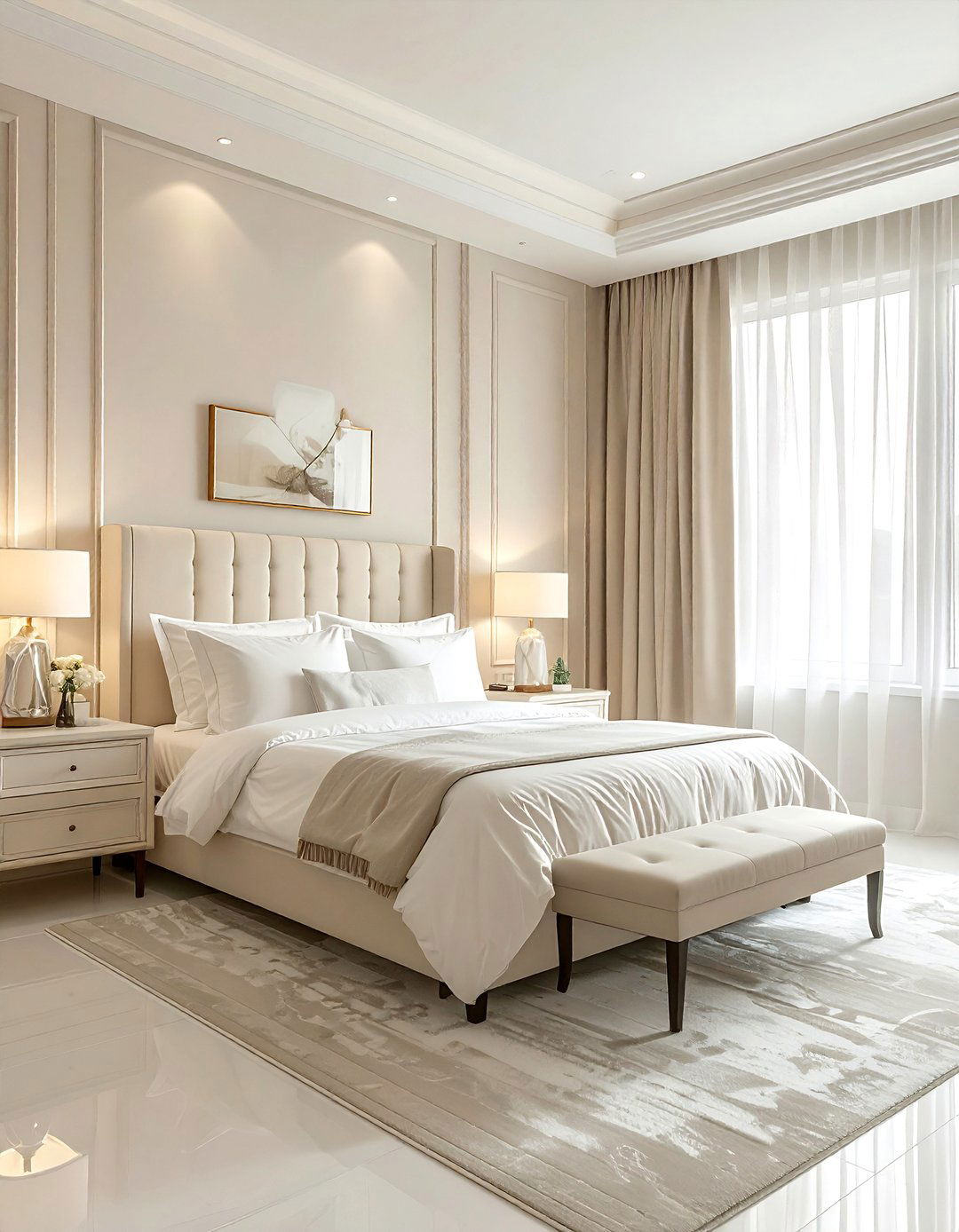 Ivory Guest Suite - 30 ivory decor ideas
