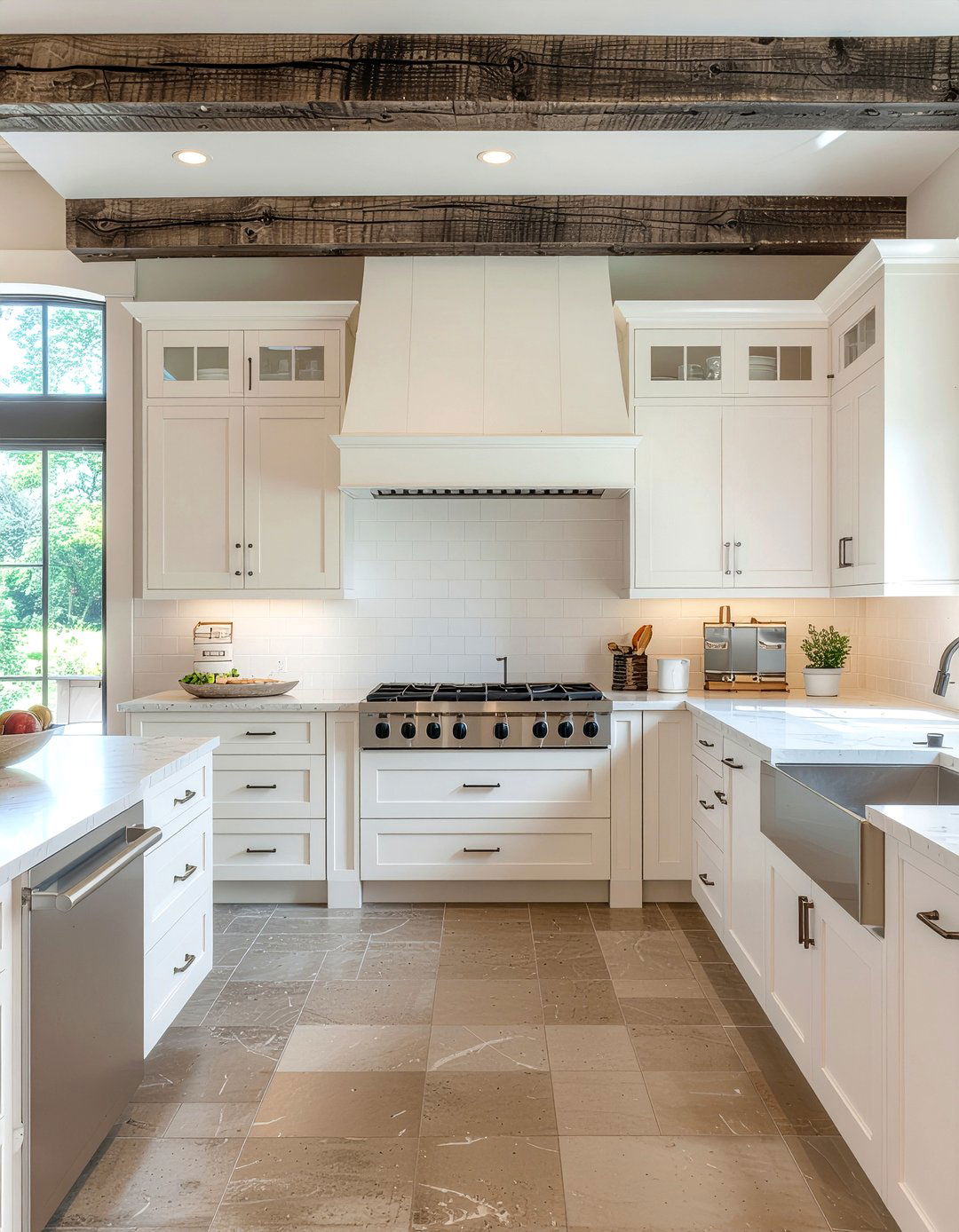 Ivory Kitchen Rustic Beams - 30 ivory kitchen ideas