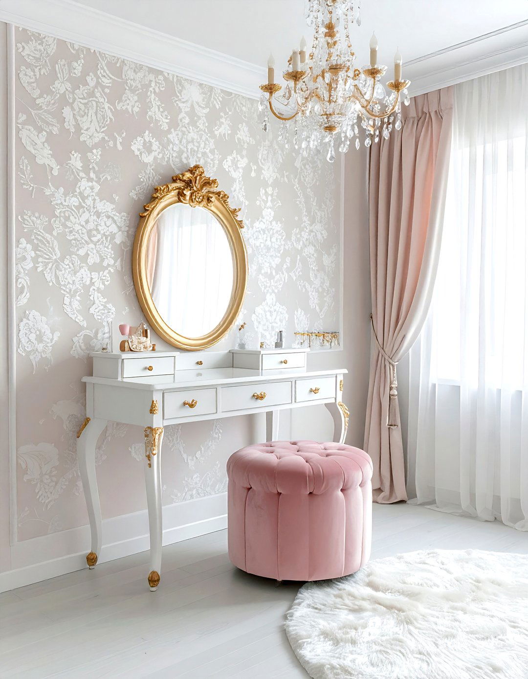 Ivory Lace Pattern - 30 subtle wallpaper ideas